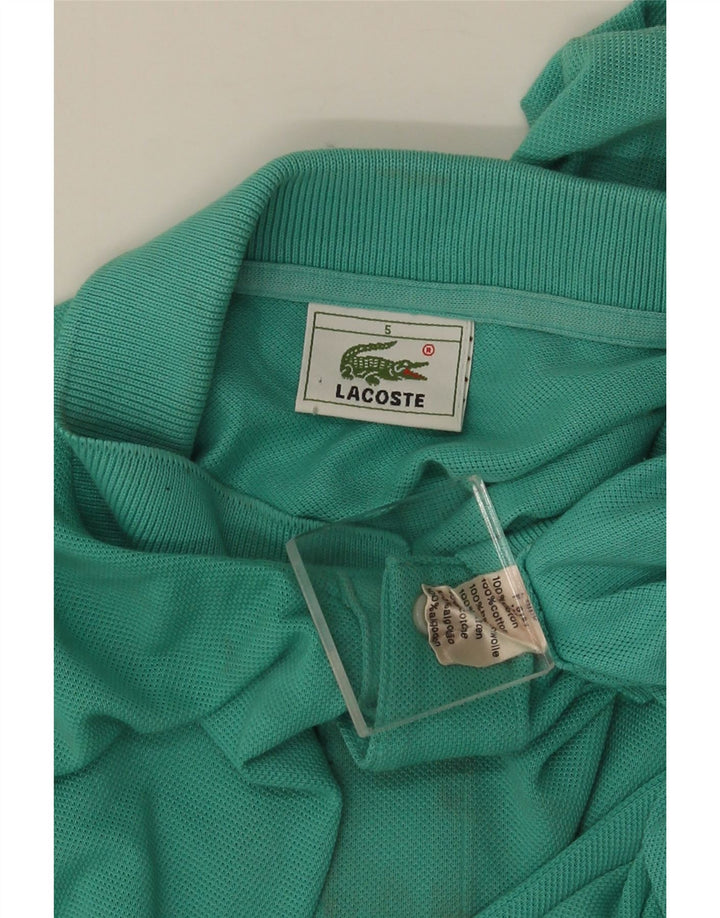 Lacoste Herren-Poloshirt, Größe 5, große grüne Baumwolle