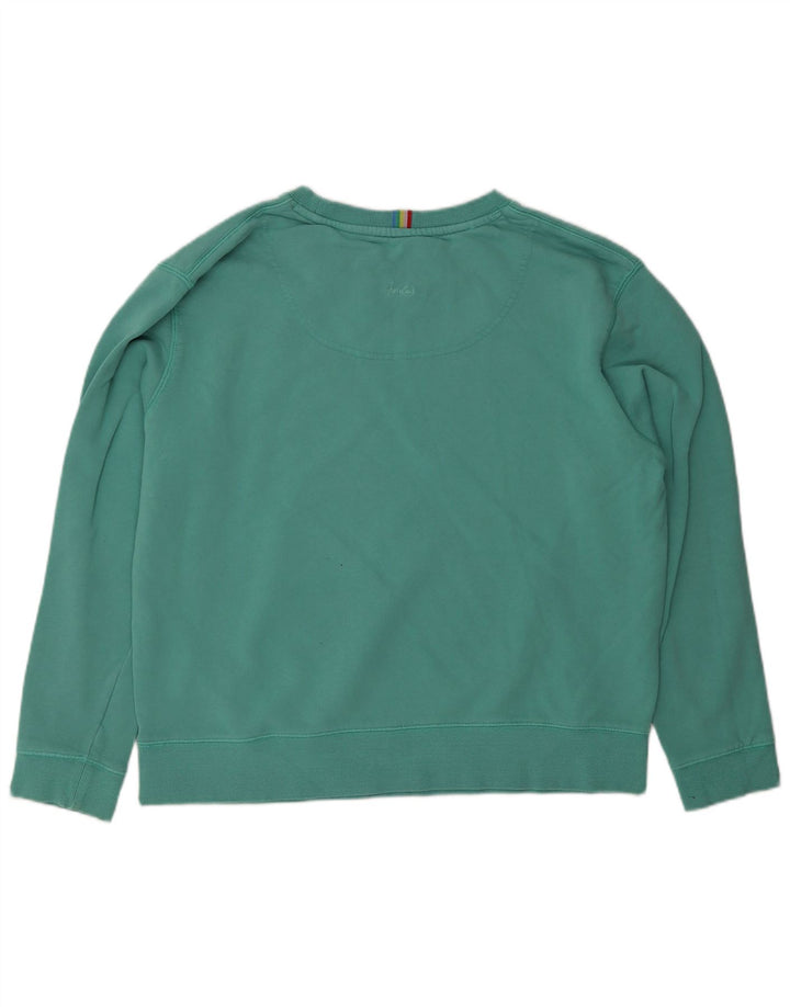 Joules Damen-Sweatshirt in Übergröße, Größe UK 12, mittelgrün, Baumwolle