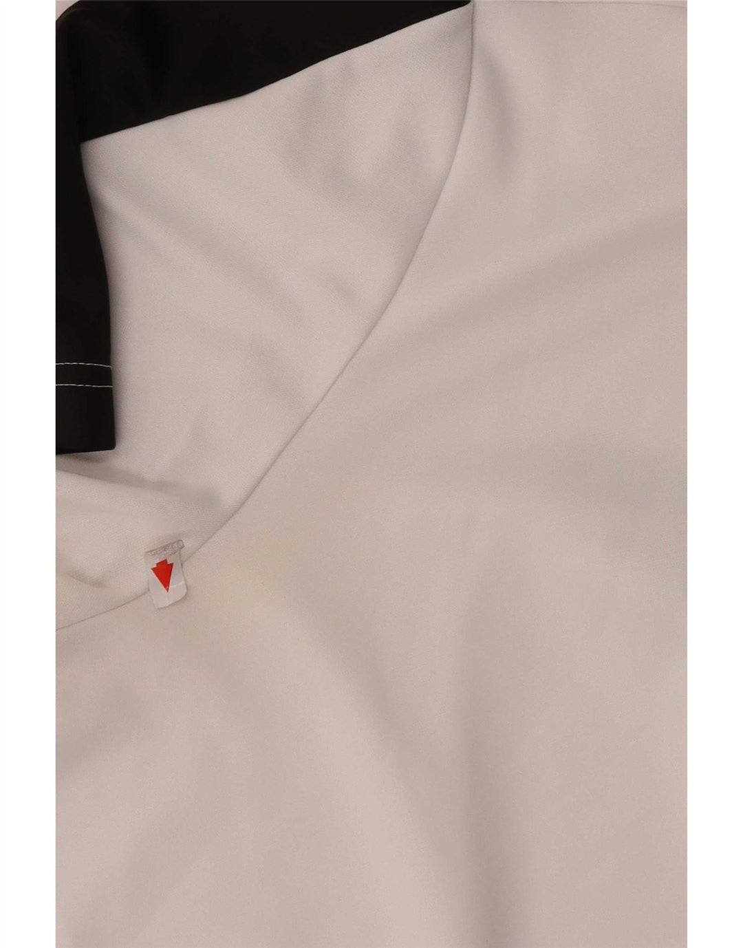 Adidas Herren-Poloshirt, groß, weißes Colourblock-Polyester