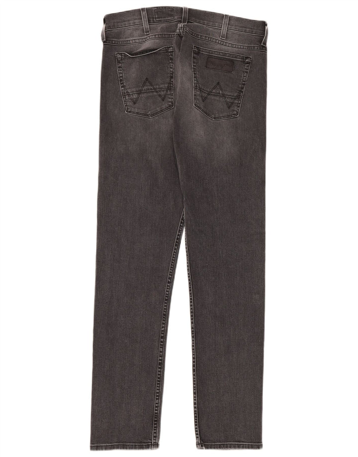 Wrangler Herren Colton Slim Jeans W32 L34 Graue Baumwolle