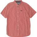 Superdry Herren-Kurzarmhemd 2XL aus roter Gingham-Baumwolle