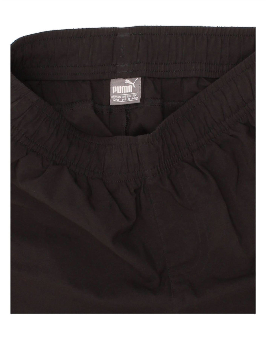 PUMA Boys Sport Shorts 9-10 Years Medium Black Polyester Vintage Puma and Second-Hand Puma from Messina Hembry 