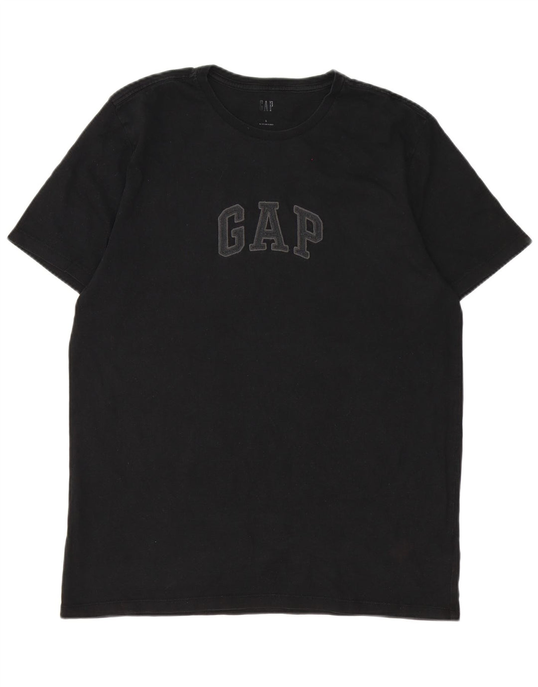 Gap Herren-T-Shirt mit Grafik, Größe L, aus schwarzer Baumwolle
