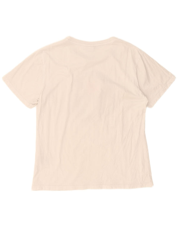 Ellesse Herren Grafik T-Shirt Top XL Weiß