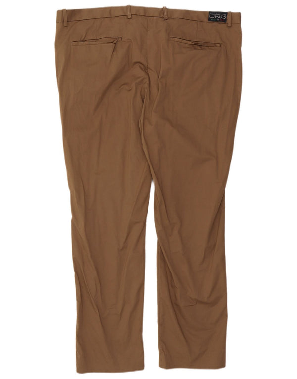Marks & Spencer Herren Autograph Slim Anzughose W44 L31 Beige Baumwolle