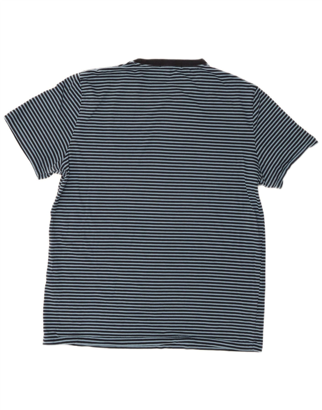 Fred Perry Herren-T-Shirt-Oberteil, groß, marineblau, gestreift, Baumwolle