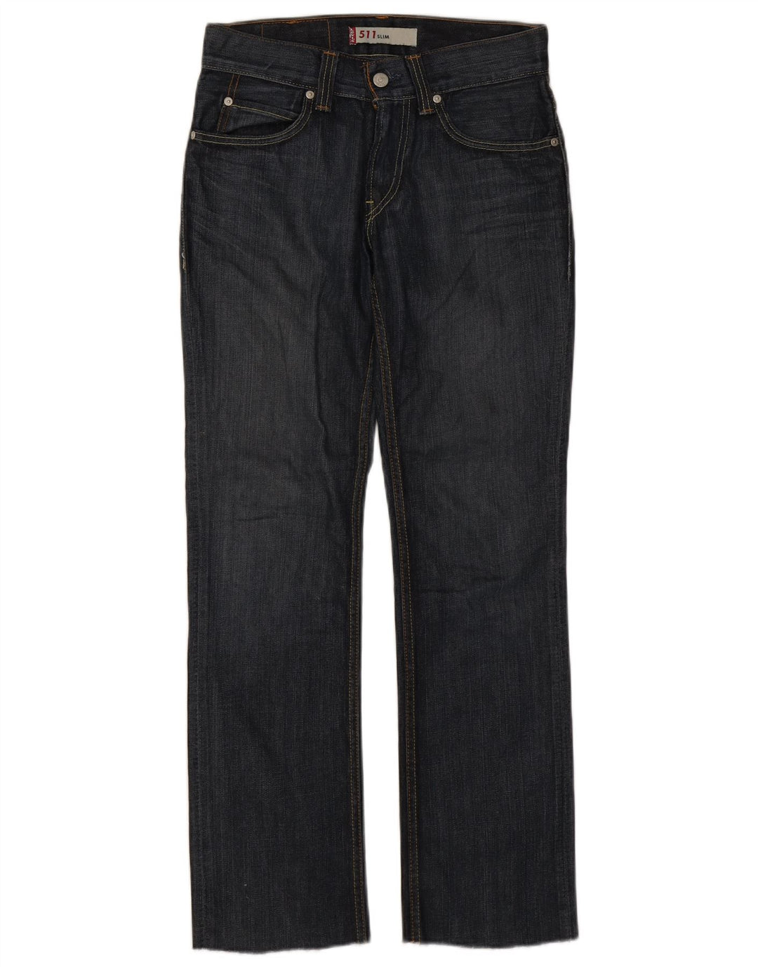 Levi's Damen 511 Slim Jeans W30 L30 marineblaue Baumwolle