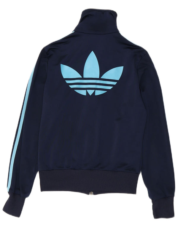 Adidas Damen Trainingsanzug Top Jacke EU 34 XS Marineblau