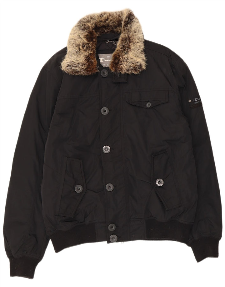 CHAMPION Herren Bomberjacke UK 40 Large Schwarz