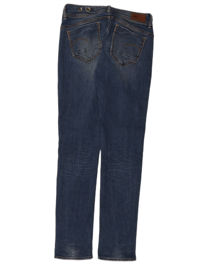 G-Star Damen Midge Straight Jeans W29 L32 Blaue Baumwolle