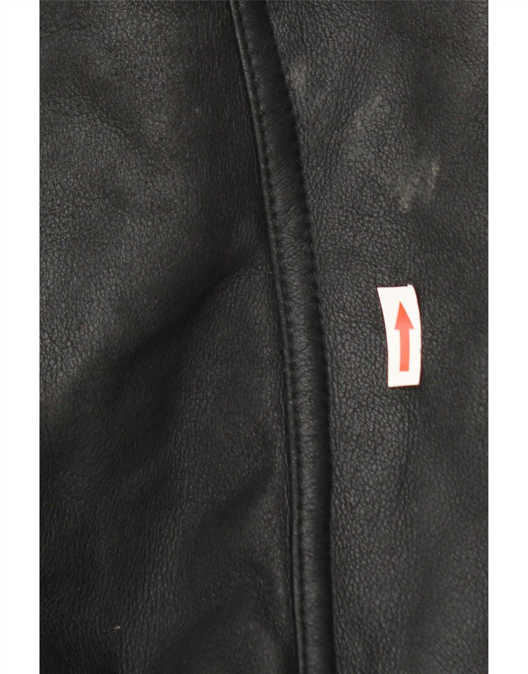 Vintage Damen Shearling Jacke IT 46 Großes schwarzes Shearling