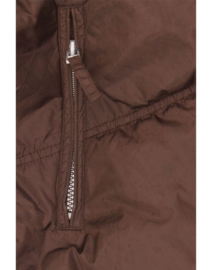 ELLESSE Herren Wattierte Jacke UK 42 XL Braun Polyamid