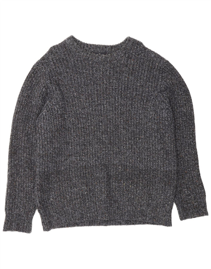 Marks & Spencer Herren Blue Harbour Pullover mit U-Boot-Ausschnitt, Größe L, Marineblau