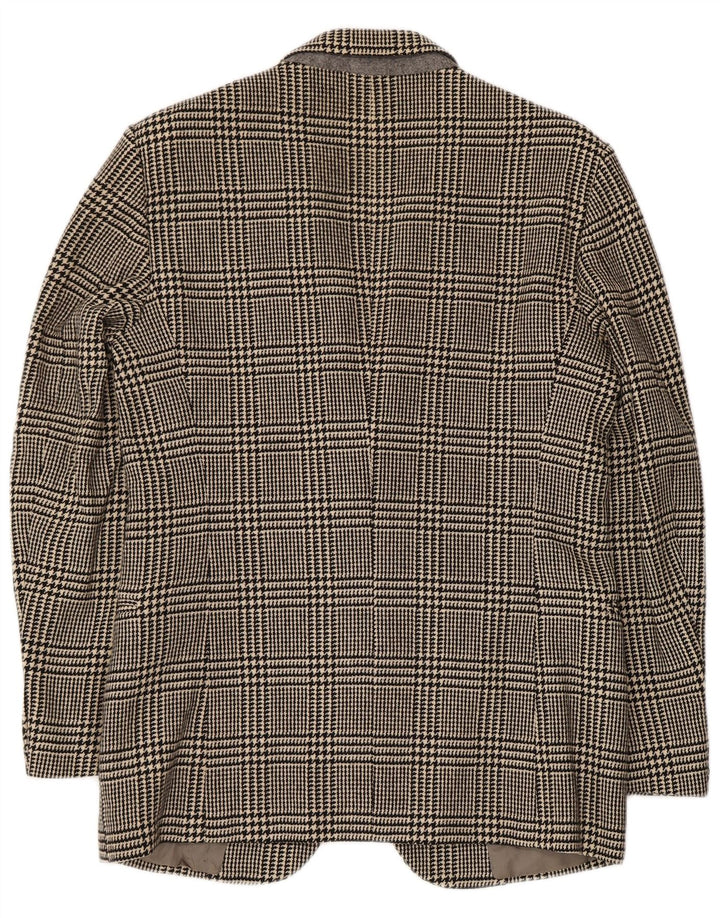 Jack Emerson Herren-Blazer mit 2 Knöpfen, Gr. 36, Größe S, Schwarz, Hahnentrittmuster