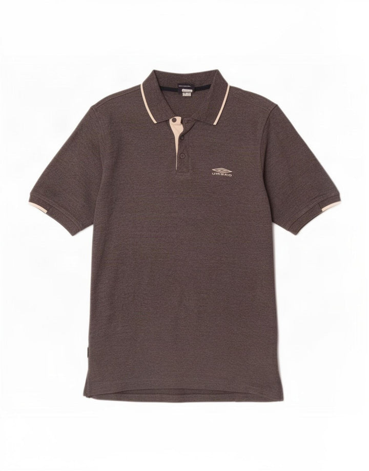 Umbro Herren-Poloshirt, klein, grau, Polyester