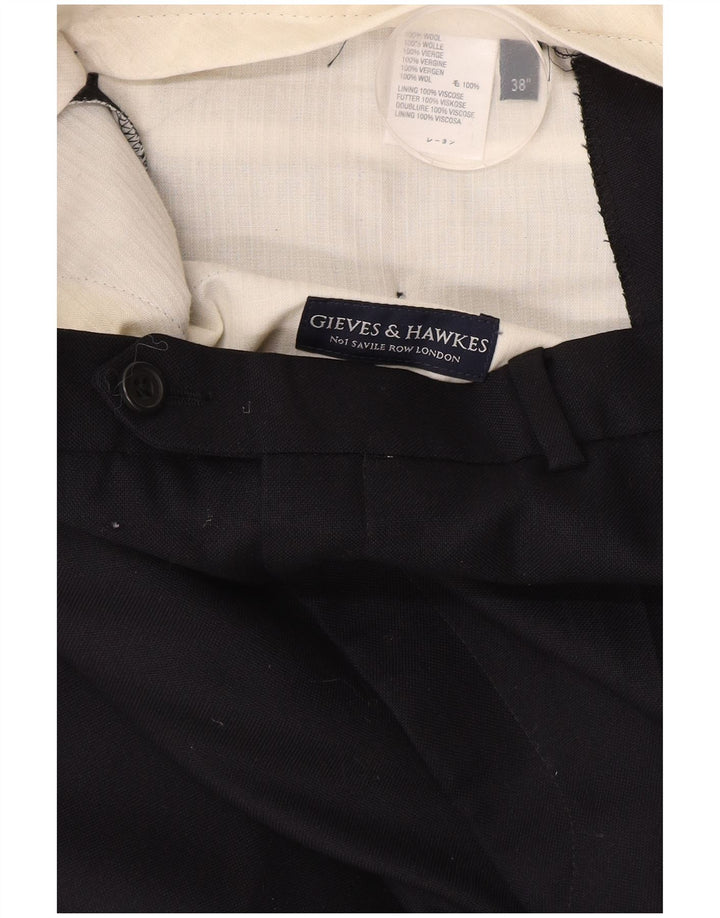 Gieves & Hawkes Herren 2-teiliger Anzug UK 44 2XL W38 L30 Marineblau