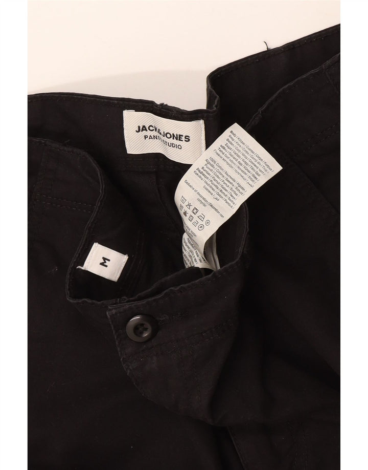 Jack & Jones Herren Cargoshorts Medium W32 Schwarz Baumwolle
