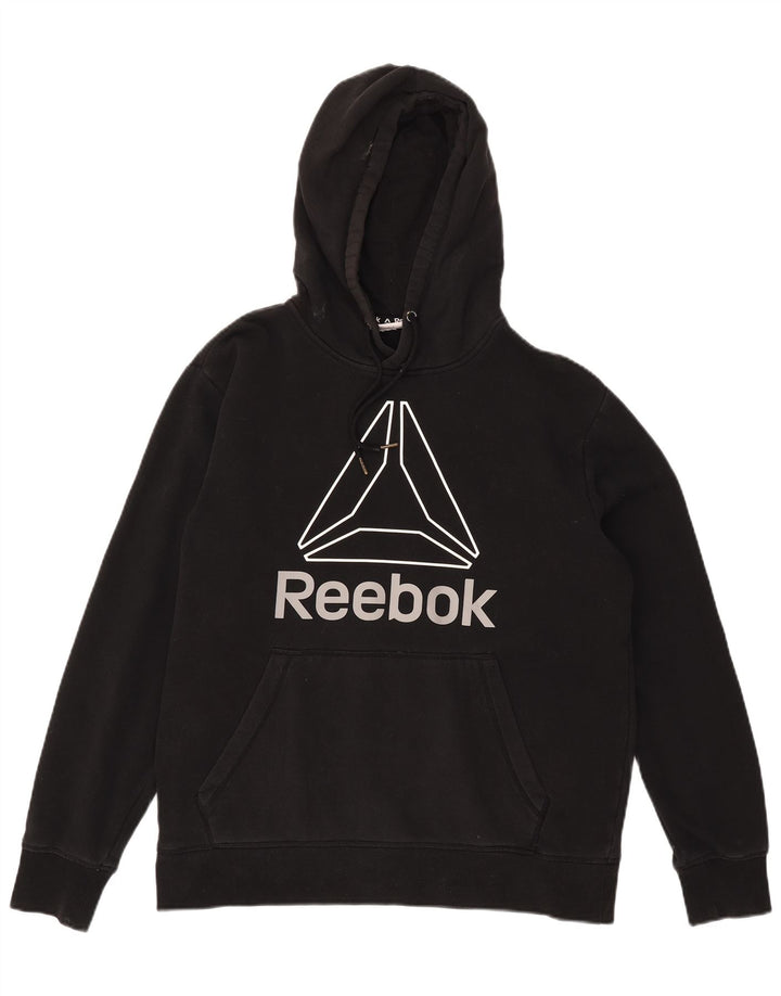 Reebok Herren Graphic Hoodie Pullover Large Schwarz