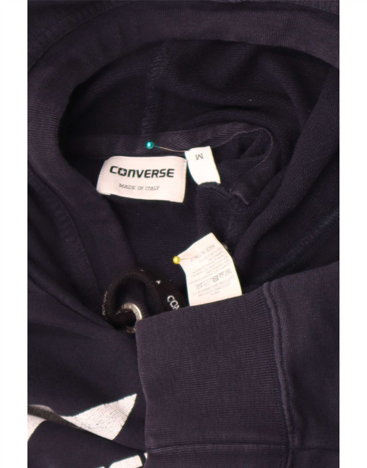 Converse Herren-Kapuzenpullover mit Grafik, mittelmarineblaue Baumwolle