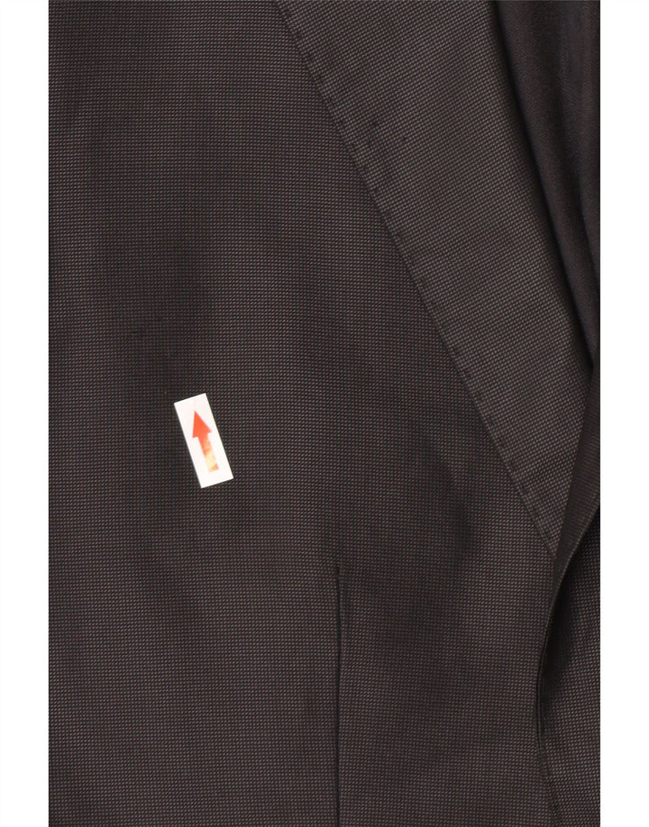 Zara Herren 2-Knopf-Blazerjacke EU 48 Mittelschwarz