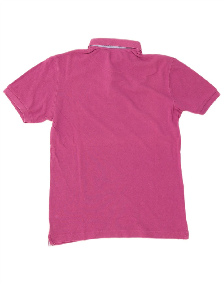 La Martina Herren-Poloshirt, Größe S, rosa, Baumwolle