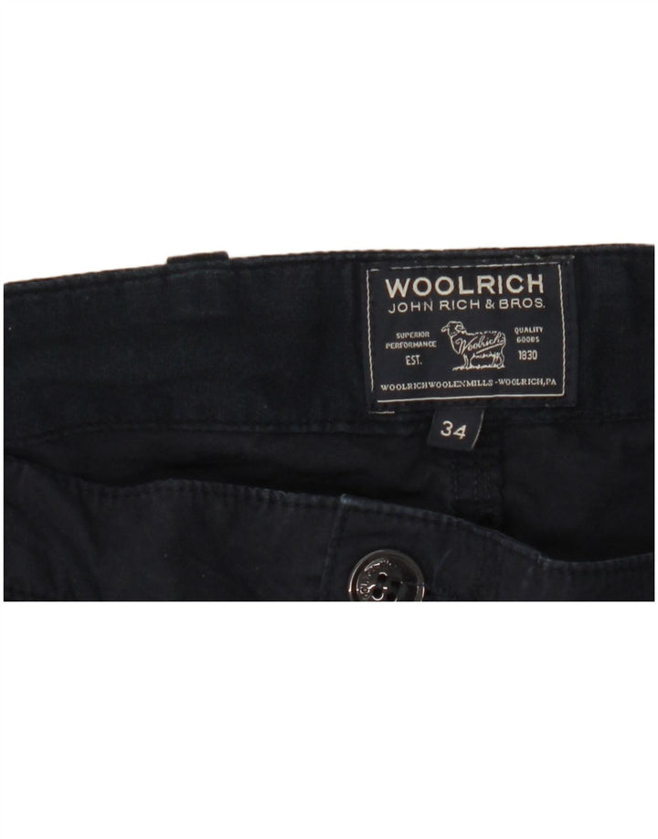 Woolrich Gerade Herren-Cargohose W34 L27 Marineblau