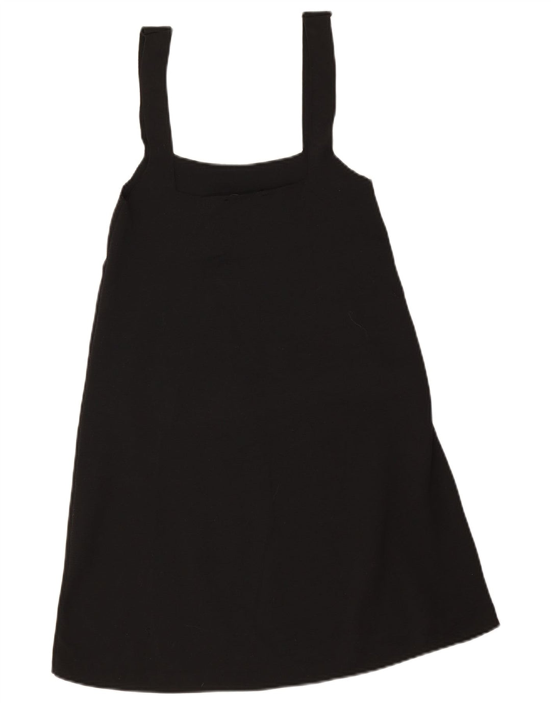 Zara Damen Sommerkleid UK 12 Medium Schwarz Polyester