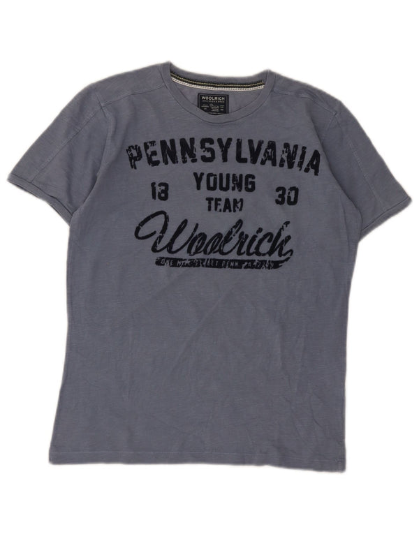 Woolrich Grafik-T-Shirt-Oberteil für Jungen, 11–12 Jahre, Blau