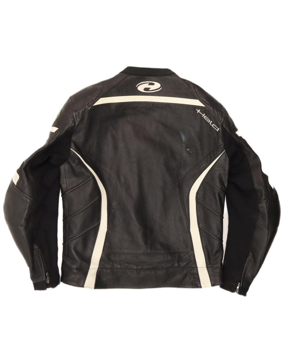 Held Herren Motorstyle Graphic Racer Jacke Größe 48 XL Schwarz Colourblock