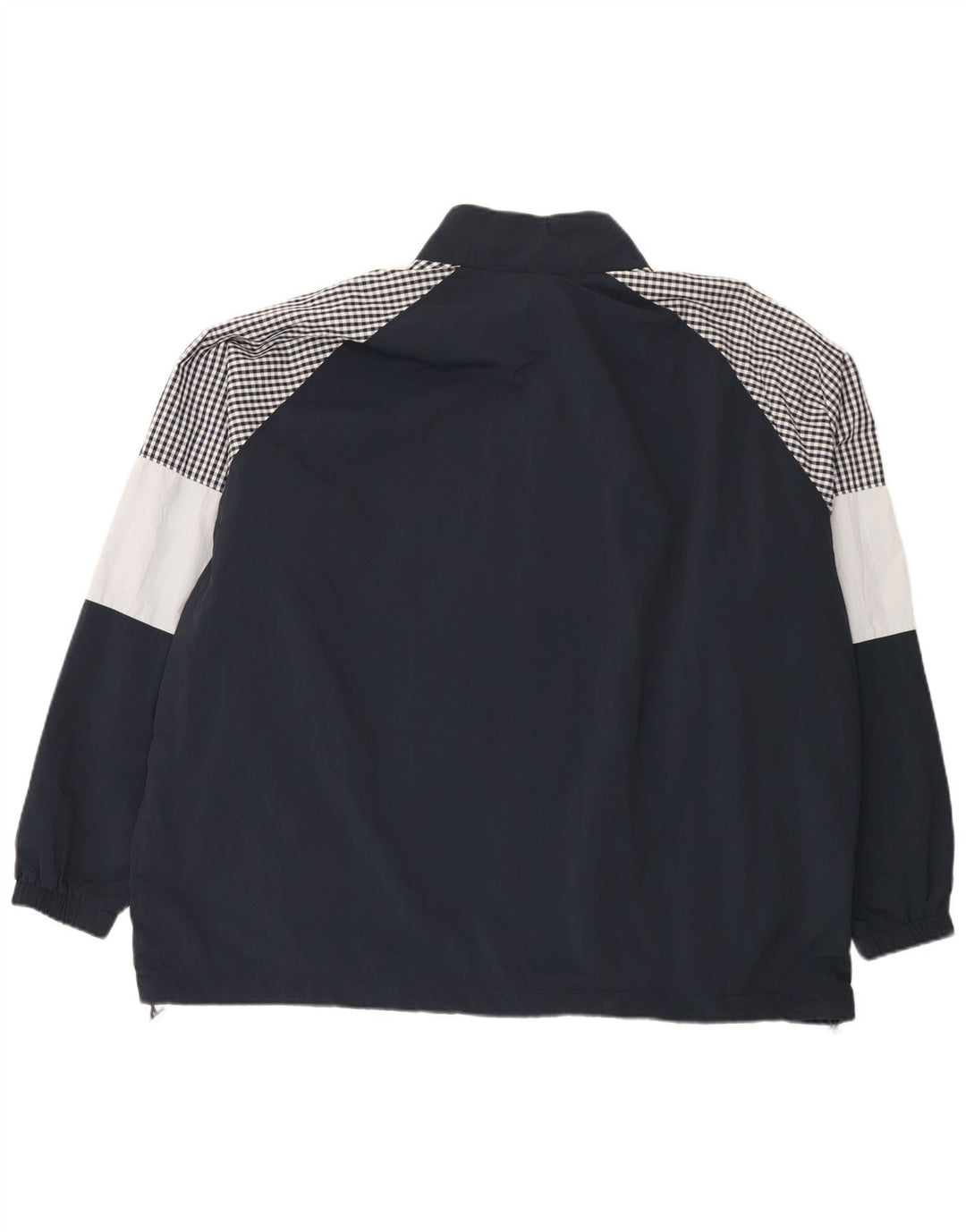 Lyle & Scott Herren-Regenjacke UK 46 3XL Marineblaues Colourblock-Nylon