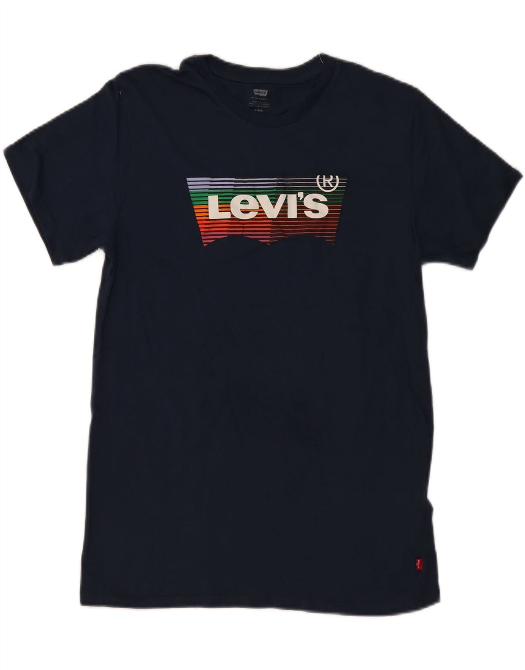 LEVI'S Herren-T-Shirt mit Grafik, mittelmarineblaue Baumwolle