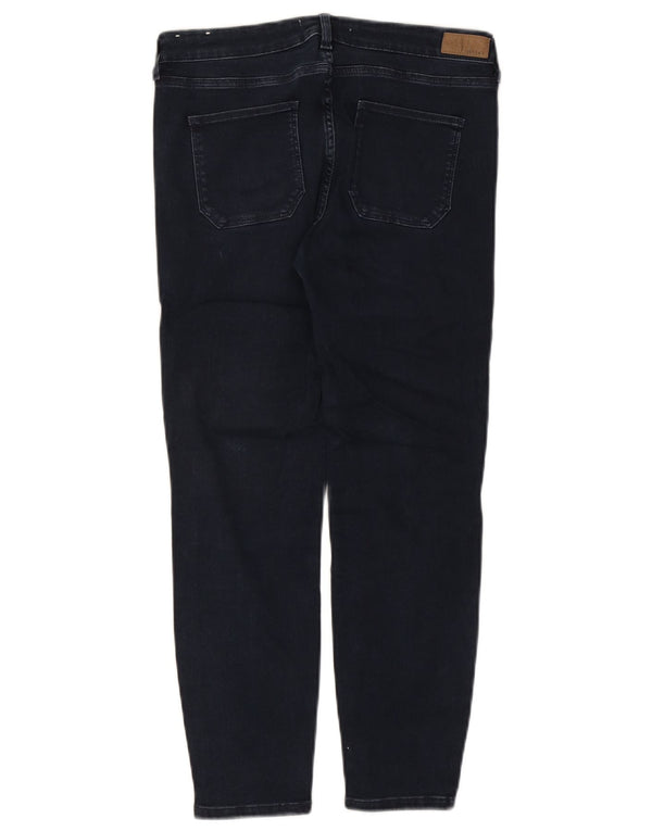 Fat Face Damen Super Skinny Cropped Jeans UK 12 Medium W30 L24 Marineblau