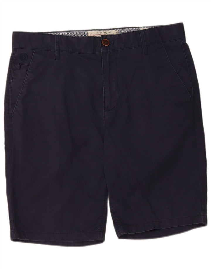 Fat Face Herren-Chinoshorts W32, mittelmarineblaue Baumwolle