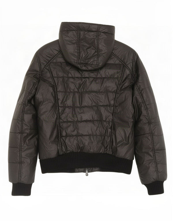 Refrigiwear Mens Sixty Hooded Wattierte Jacke IT 50 Large Schwarz