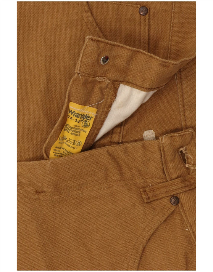Wrangler Damen-Kurzhose W26 L24 Beige Baumwolle