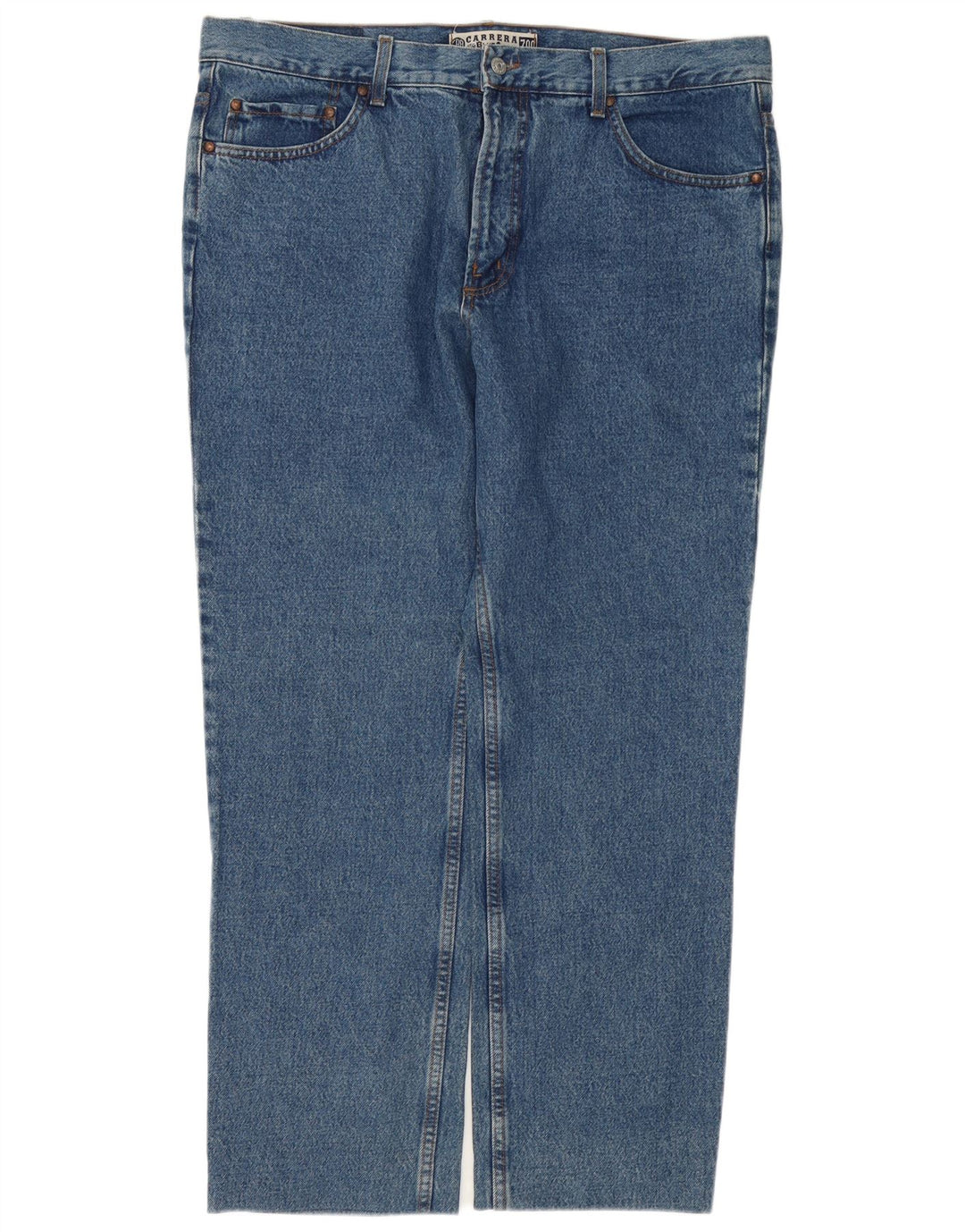 Carrera Herren 700 Straight Jeans W42 L31 Blaue Baumwolle