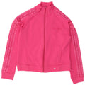 Adidas Damen Trainingsanzug Top Jacke UK 14 Mittelrosa Polyester