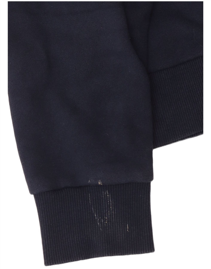 SUPERDRY Grafik-Kapuzenpullover für Damen, UK 16, Größe L, Marineblau, Baumwolle