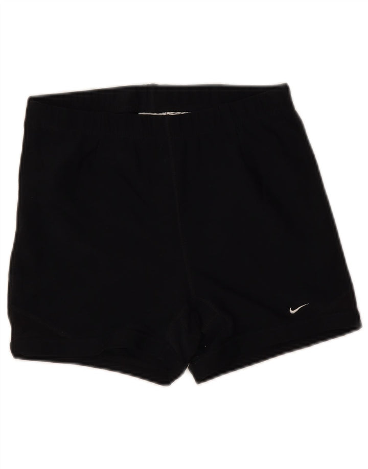 NIKE Damen Sportshorts US 12/14 Large Schwarz Polyester