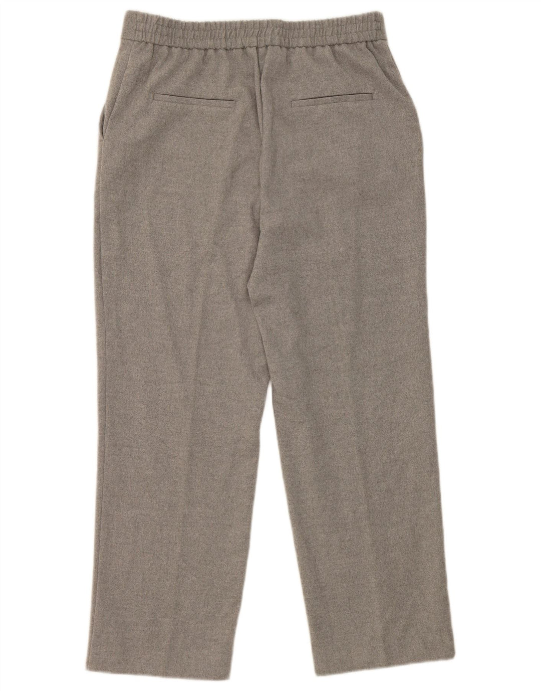 Gerade geschnittene Damenhose von Zara, mittelgroß, W28, L25, grau, Polyester