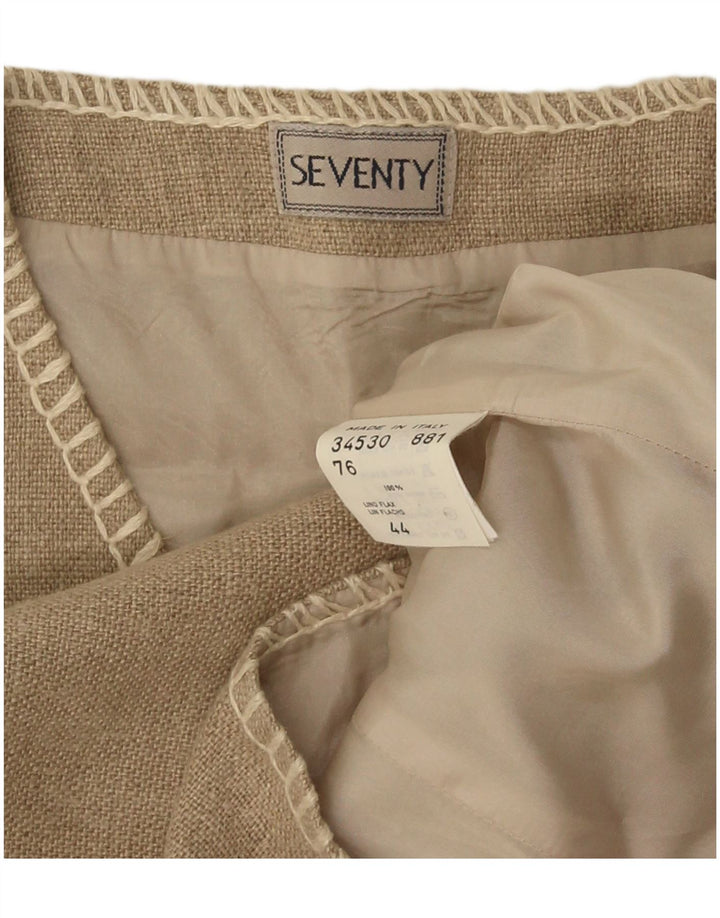 Seventy Damen Weste IT 44 Medium Beige Flax