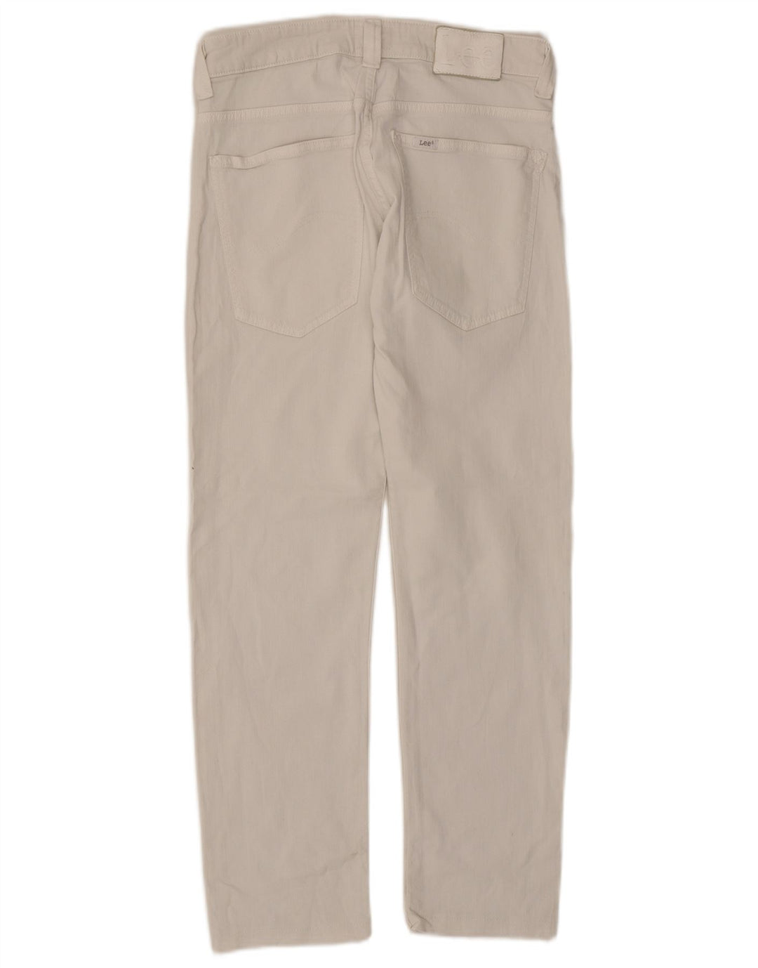 LEE Damen Powell Slim Jeans W32 L27 Off White Baumwolle