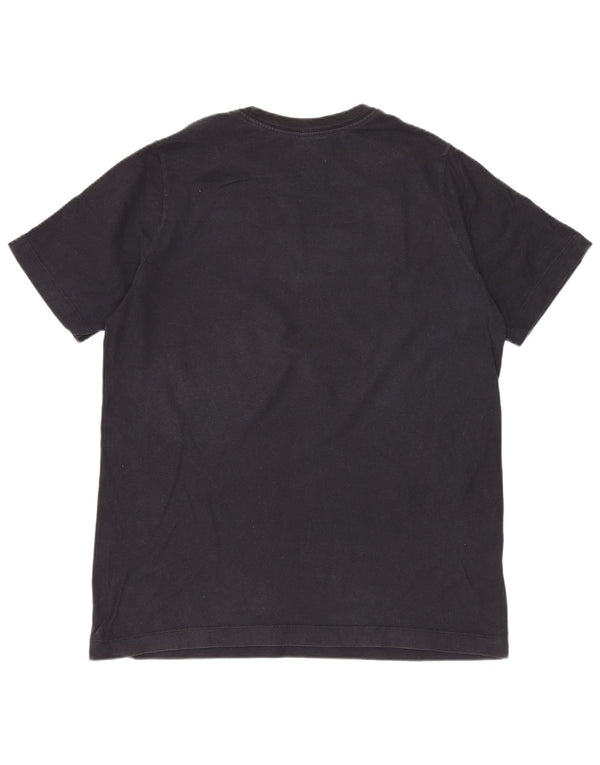 Nike Womens Graphic T-Shirt Top UK 18 XL Schwarz Baumwolle