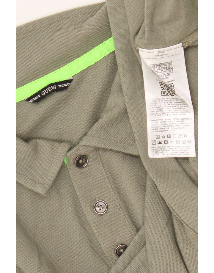 Guess Poloshirt für Jungen, 15–16 Jahre, Khaki, Baumwolle