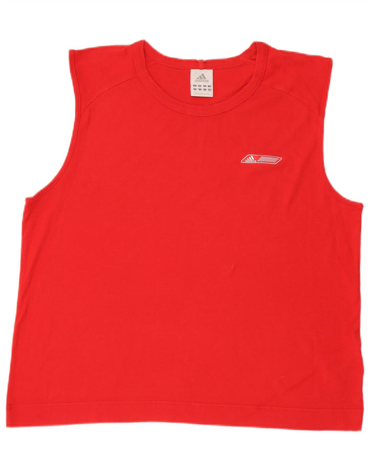 Adidas Herren Weste Top Große rote Baumwolle