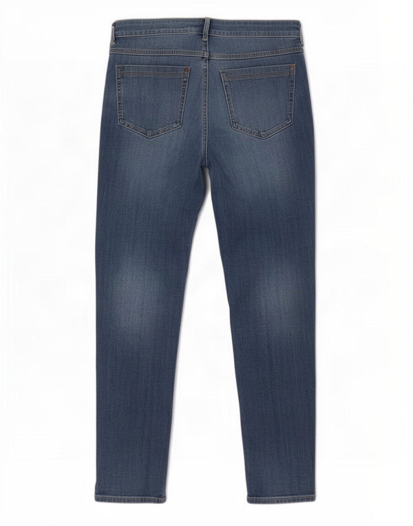 Marks & Spencer Damen Magic Crop Slim Jeans UK 14 Large W32 L25 Blau