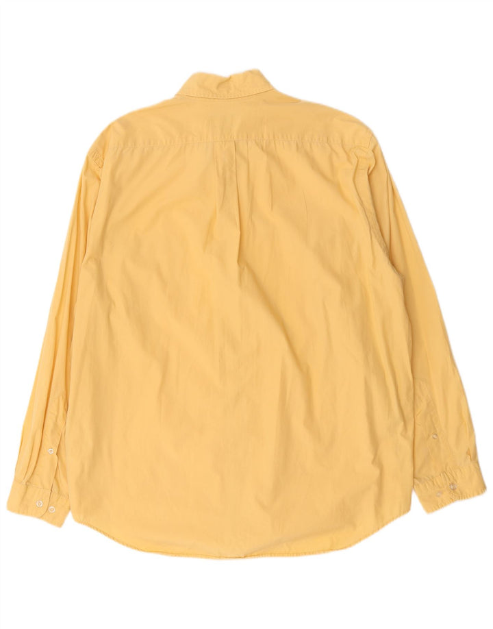 Marlboro Classics Herrenhemd 2XL, gelbe Baumwolle