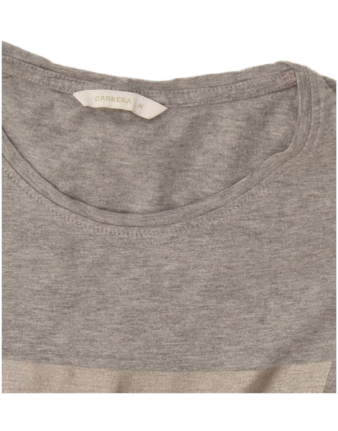 Carrera Damen Grafik-T-Shirt-Oberteil UK 12 Mittelgrau