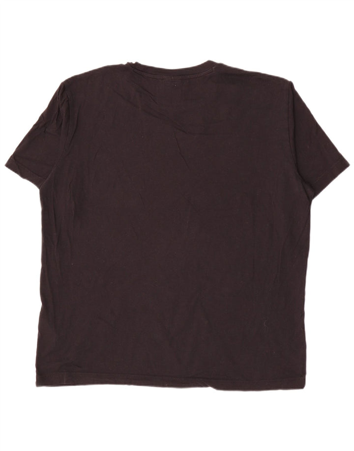 Champion Herren-T-Shirt mit Grafik, groß, aus schwarzer Baumwolle