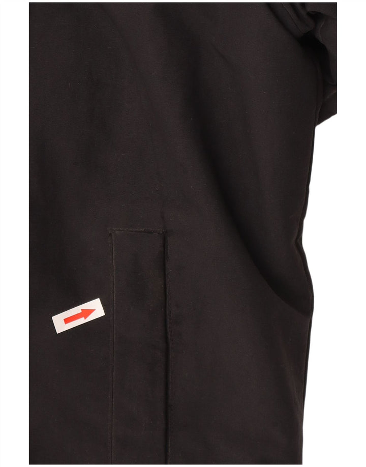 Champion Herren-Mantel mit Kapuze, gepolstert, UK 40, Größe L, Schwarz, Polyamid